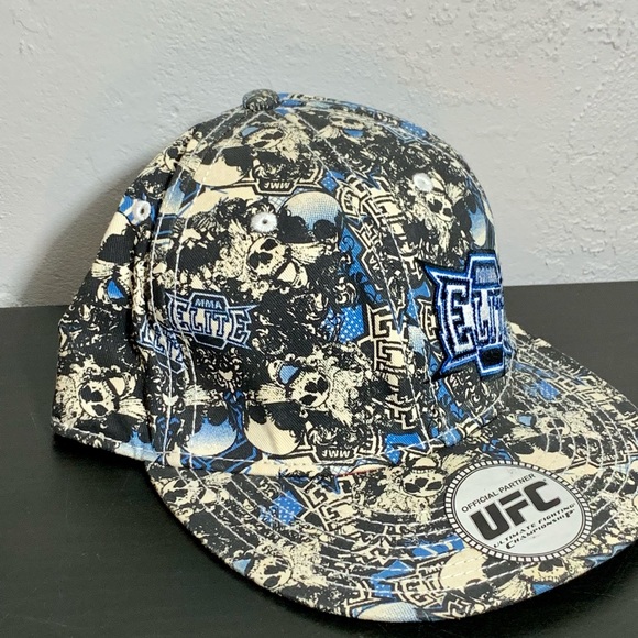 MMA Elite Skulls All Over Print Fitted Hat. UFC. - Picture 3 of 7